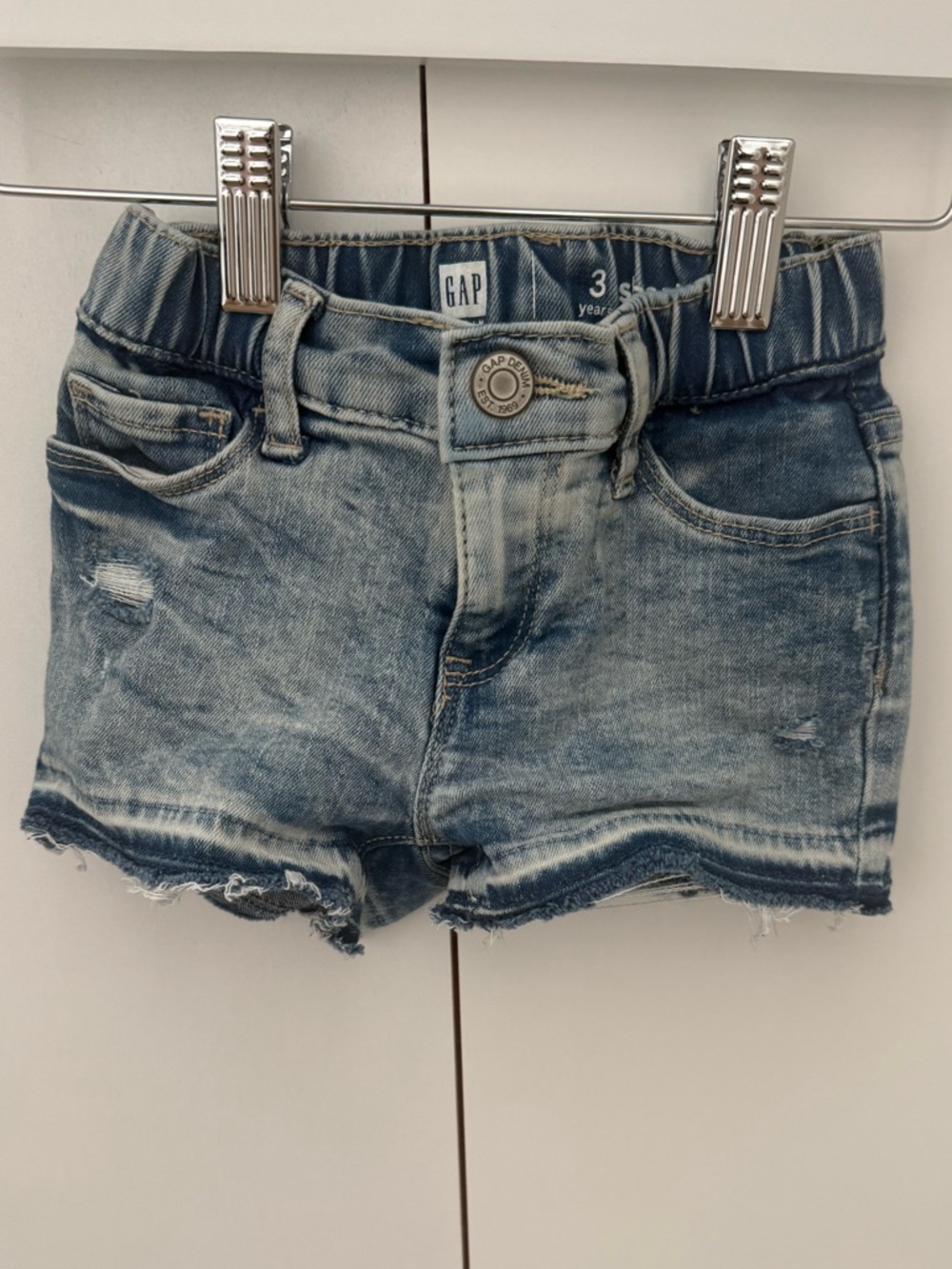 Gap Baby Girls Denim Shortie 3 Years